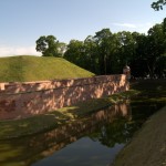 Дополнительные укрепления вала Несвижского замка.