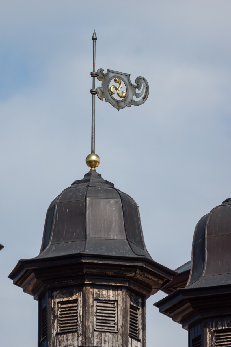Шляхетские трубы на башнях Несвижского замка.