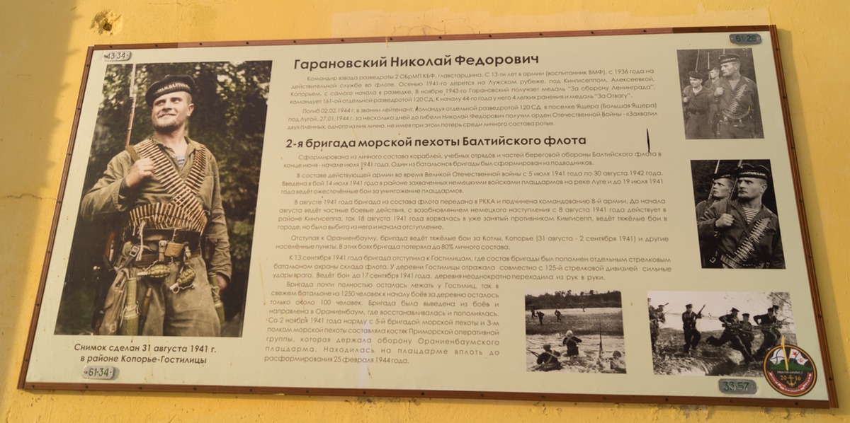 У Народного музея на форте "Красная горка". Гарановский Николай Федорович.